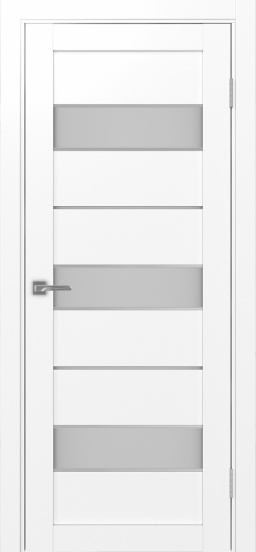 Турин_526АПС.122 молдинг алюм.хром ЭКО-шпон Белый снежный