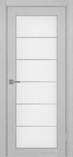 Парма_401АСС.2 молдинг алюм.хром ЭКО-шпон Дуб серый FL