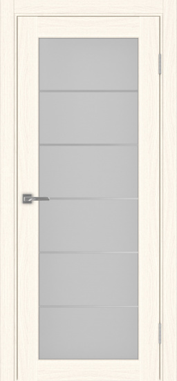 Парма_401АСС.2 молдинг алюм.хром ЭКО-шпон Ясень светлый