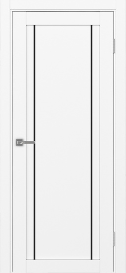 Турин_522AПП.111 молдинг алюм.чёрн. ЭКО-шпон Белый снежный