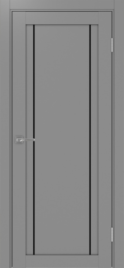 Турин_522AПП.111 молдинг алюм.чёрн. ЭКО-шпон Серый