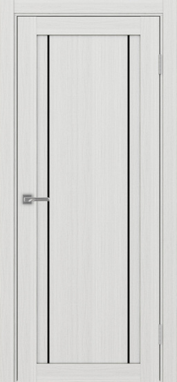 Турин_522AПП.111 молдинг алюм.чёрн. ЭКО-шпон Ясень серебристый