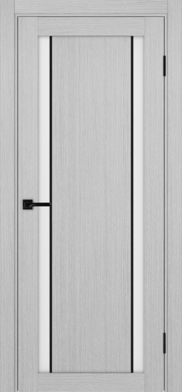 Турин_522АПС.212 молдинг алюм.чёрн. ЭКО-шпон Дуб серый FL