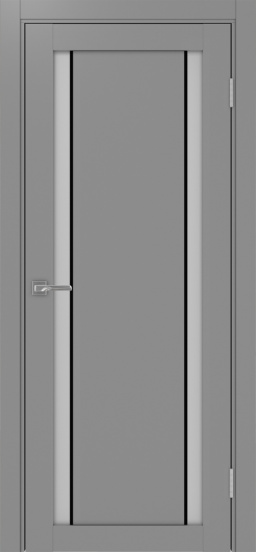 Турин_522АПС.212 молдинг алюм.чёрн. ЭКО-шпон Серый