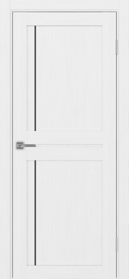 Турин_523АПП.111 молдинг алюм.чёрн. ЭКО-шпон Белый лёд