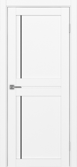 Турин_523АПП.111 молдинг алюм.чёрн. ЭКО-шпон Белый снежный