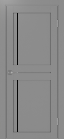 Турин_523АПП.111 молдинг алюм.чёрн. ЭКО-шпон Серый