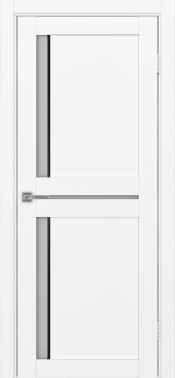 Турин_523АПС.221 молдинг алюм.чёрн. ЭКО-шпон Белый снежный