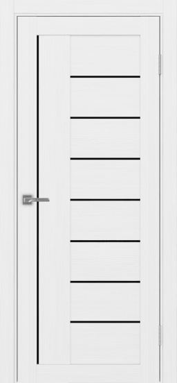 Турин_524AПП.11 молдинг алюм.чёрн. ЭКО-шпон Белый лёд