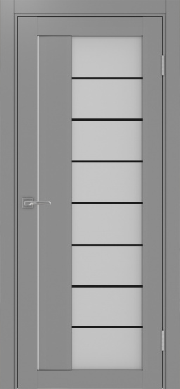 Турин_524АСС.22 молдинг алюм.чёрн. ЭКО-шпон Серый
