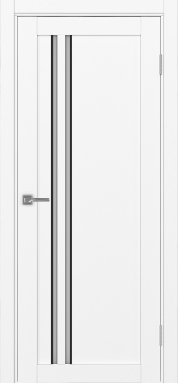 Турин_525АПС.121 молдинг алюм.чёрн. ЭКО-шпон Белый снежный