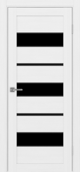 Турин_526АППmax.122 молдинг алюм.чёрн. ЭКО-шпон Белый лёд