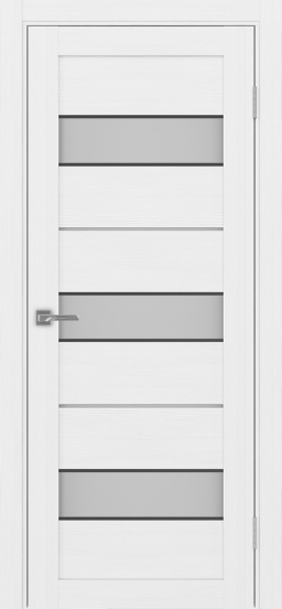 Турин_526АПС.122 молдинг алюм.чёрн. ЭКО-шпон Белый лёд