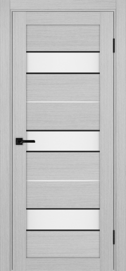 Турин_526АПС.122 молдинг алюм.чёрн. ЭКО-шпон Дуб серый FL