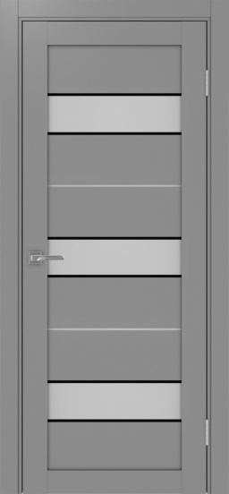 Турин_526АПС.122 молдинг алюм.чёрн. ЭКО-шпон Серый