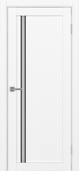 Турин_527АПС.121 молдинг алюм.чёрн. ЭКО-шпон Белый снежный