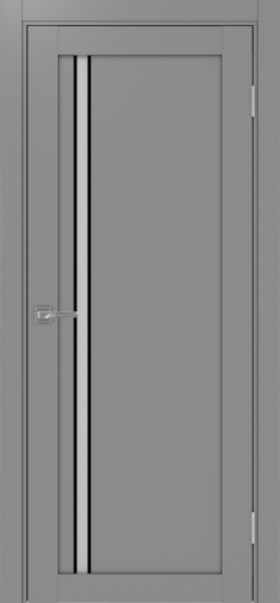 Турин_527АПС.121 молдинг алюм.чёрн. ЭКО-шпон Серый