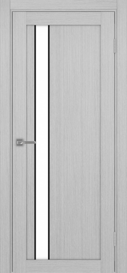 Турин_528AПП.121 молдинг алюм.чёрн. ЭКО-шпон Дуб серый FL