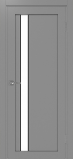 Турин_528AПП.121 молдинг алюм.чёрн. ЭКО-шпон Серый