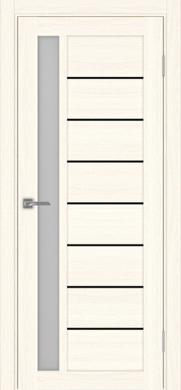 Турин_554АПП.21 молдинг алюм.чёрн. ЭКО-шпон Ясень светлый