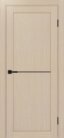 Турин_502АПП.11 молдинг алюм.чёрн. ЭКО-шпон Дуб беленый FL