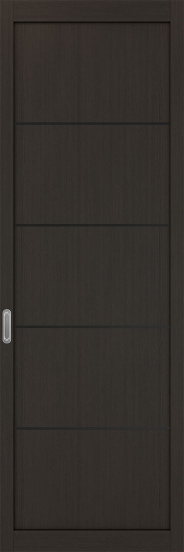 101АПП.11111 молдинг алюм.чёрн. ЭКО-шпон Венге FL