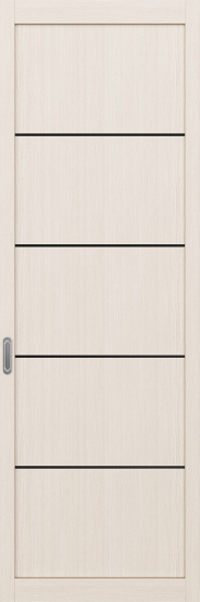 101АПП.11111 молдинг алюм.чёрн. ЭКО-шпон Ясень перламутровый