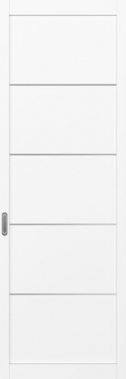 101АПП.11111 молдинг алюм.хром ЭКО-шпон Белый снежный