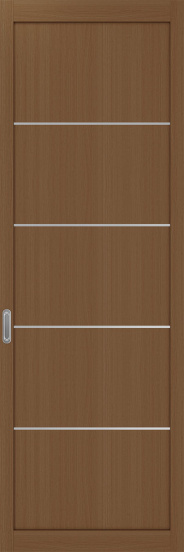 101АПП.11111 молдинг алюм.хром ЭКО-шпон Орех NL