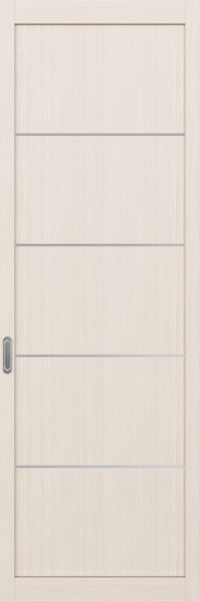 101АПП.11111 молдинг алюм.хром ЭКО-шпон Ясень перламутровый