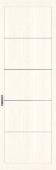 101АПП.11111 молдинг алюм.хром ЭКО-шпон Ясень светлый