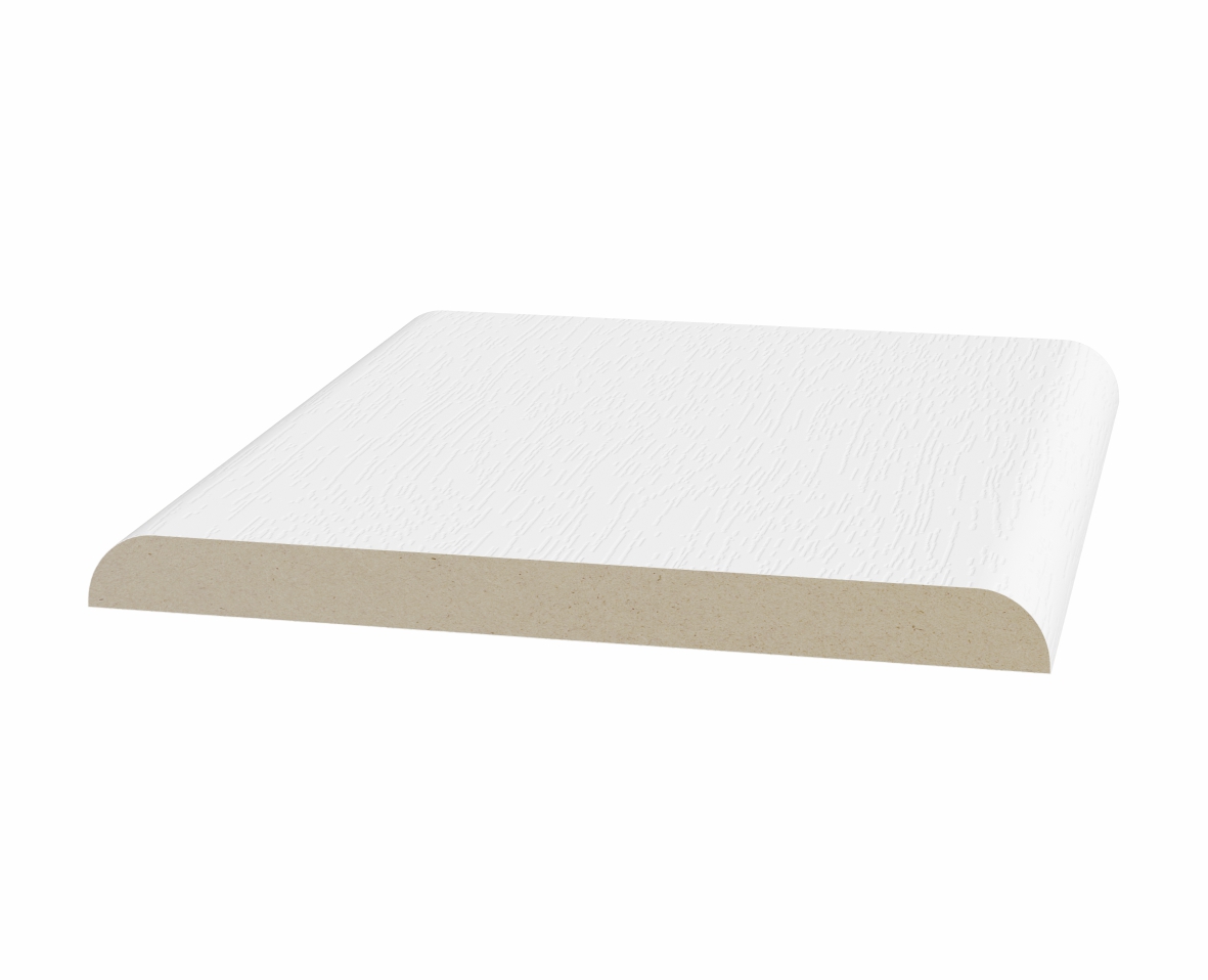 Перекладина наличника 70*6*2070мм. ЭКО-шпон Белый снежный