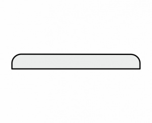 Перекладина наличника 70*6*2070мм. ЭКО-шпон Дуб серый FL