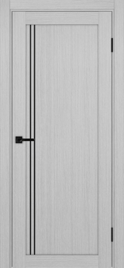 Турин_566АПП.111 молдинг алюм.чёрн. ЭКО-шпон Дуб серый FL