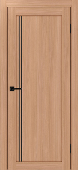 Турин_566АПП.111 молдинг алюм.чёрн. ЭКО-шпон Ясень тёмный