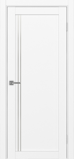 Турин_566АПП.111 молдинг алюм.хром ЭКО-шпон Белый снежный