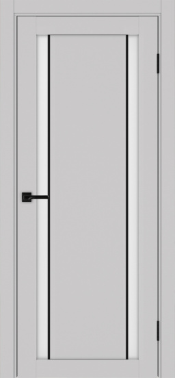 Турин_522АПС.212 молдинг алюм.чёрн. ЭКО-шпон Пепельный