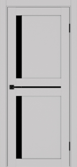 Турин_523АПП.221 молдинг алюм.чёрн. ЭКО-шпон Пепельный