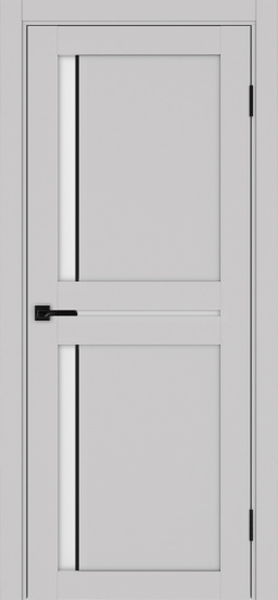 Турин_523АПС.221 молдинг алюм.чёрн. ЭКО-шпон Пепельный