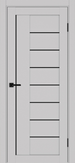 Турин_524AПП.11 молдинг алюм.чёрн. ЭКО-шпон Пепельный