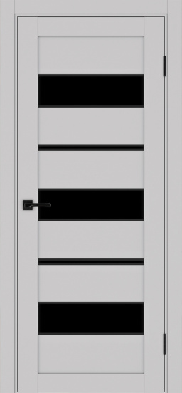 Турин_526АППmax.122 молдинг алюм.чёрн. ЭКО-шпон Пепельный