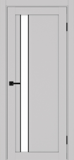 Турин_528AПП.121 молдинг алюм.чёрн. ЭКО-шпон Пепельный