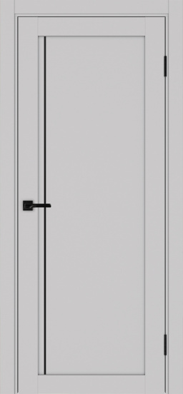 Турин_565АПП.11 молдинг алюм.чёрн. ЭКО-шпон Пепельный