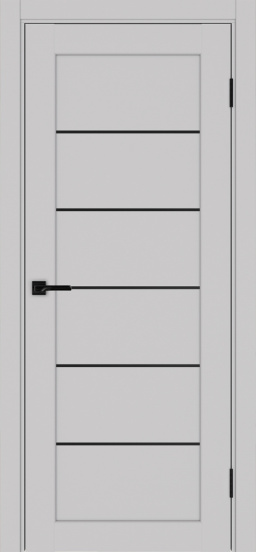 Парма_401АПП.1 молдинг алюм.чёрн. ЭКО-шпон Пепельный