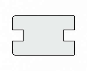 Планка 734П (60/38/2800) Дуб серый FL