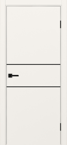 Неаполь_203 молдинг алюм.чёрн. ЭКО-шпон Бежевый