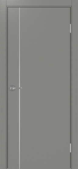 Неаполь_204 молдинг алюм.хром ЭКО-шпон Серый