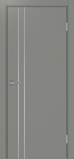 Неаполь_205 молдинг алюм.хром ЭКО-шпон Серый