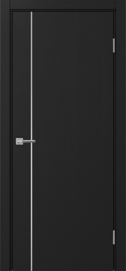 Неаполь_204 молдинг алюм.хром ЭКО-шпон Антрацит