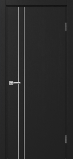 Неаполь_205 молдинг алюм.хром ЭКО-шпон Антрацит